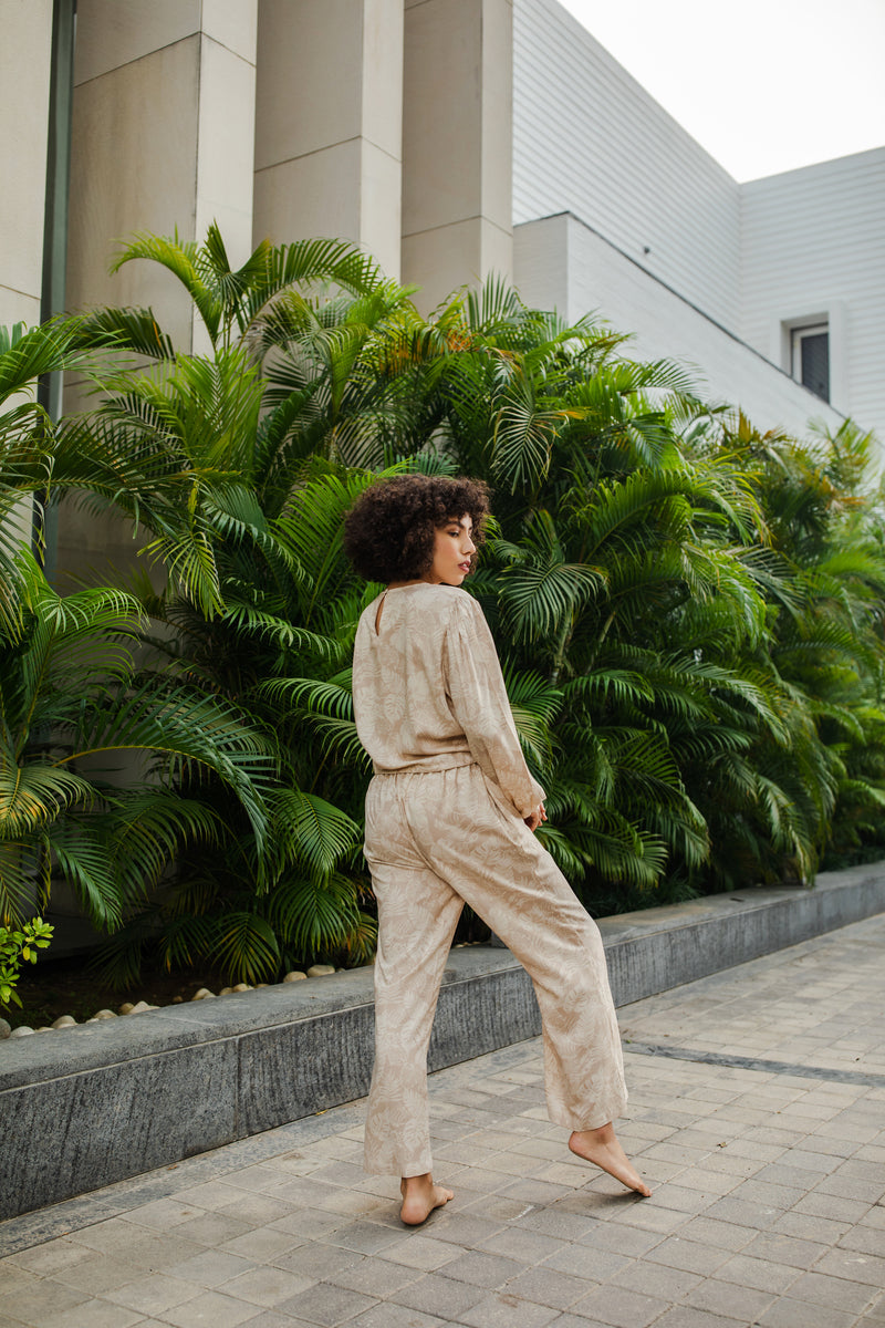 WHITE TROPICAL CO-ORD SET