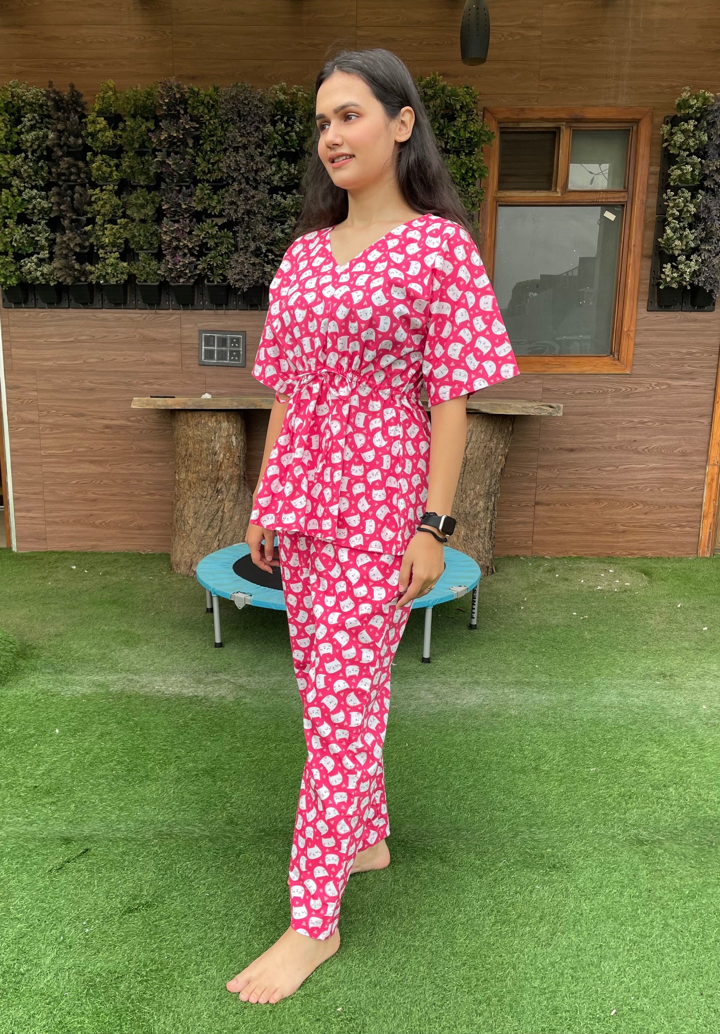 KN Kitty Kaftan Set