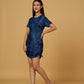 TIE & DYE DRESS (BLUE)