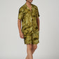 GLITCH SHORTS SET (GREEN)