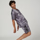 GLITCH SHORTS SET (GRAY)